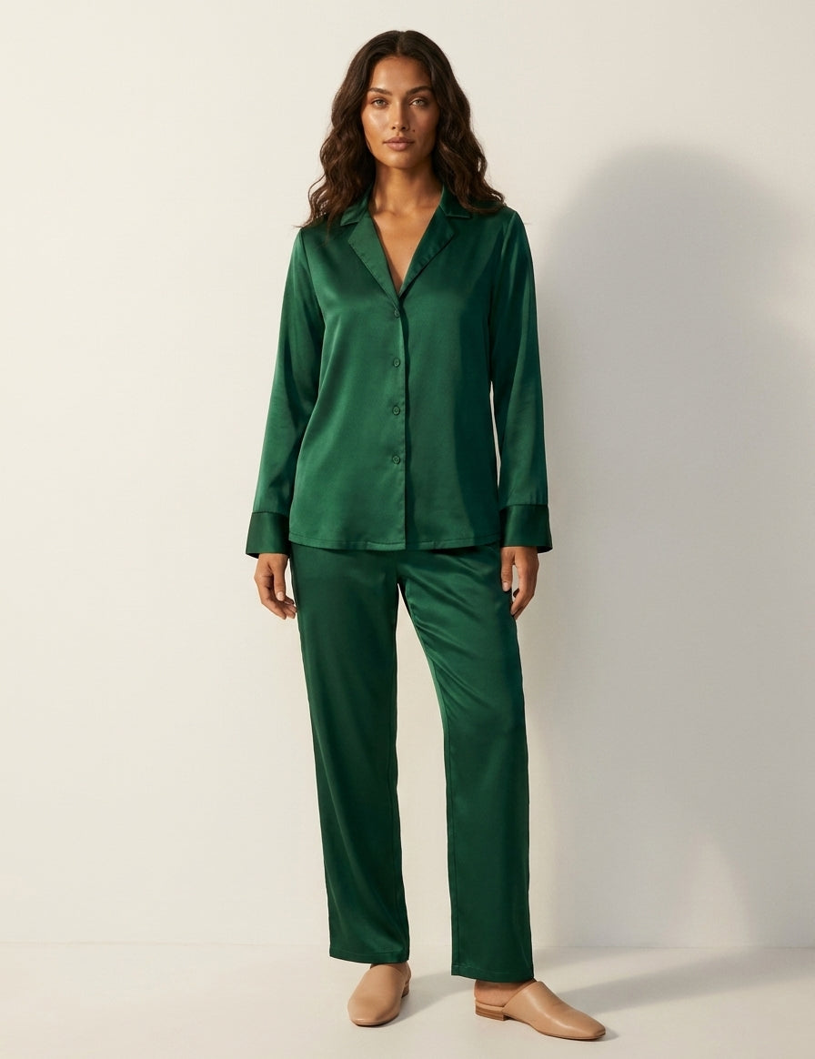 Silky Satin Pyjama Set - Isabella
