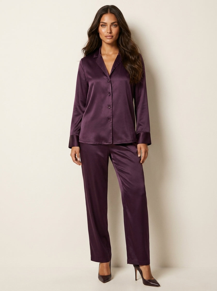 Silky Satin Pyjama Set - Isabella