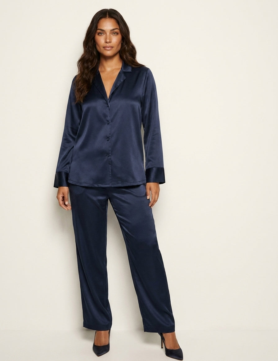 Silky Satin Pyjama Set - Isabella