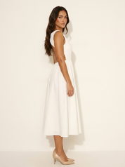 Sleeveless A-Line Midi Dress - Charlotte