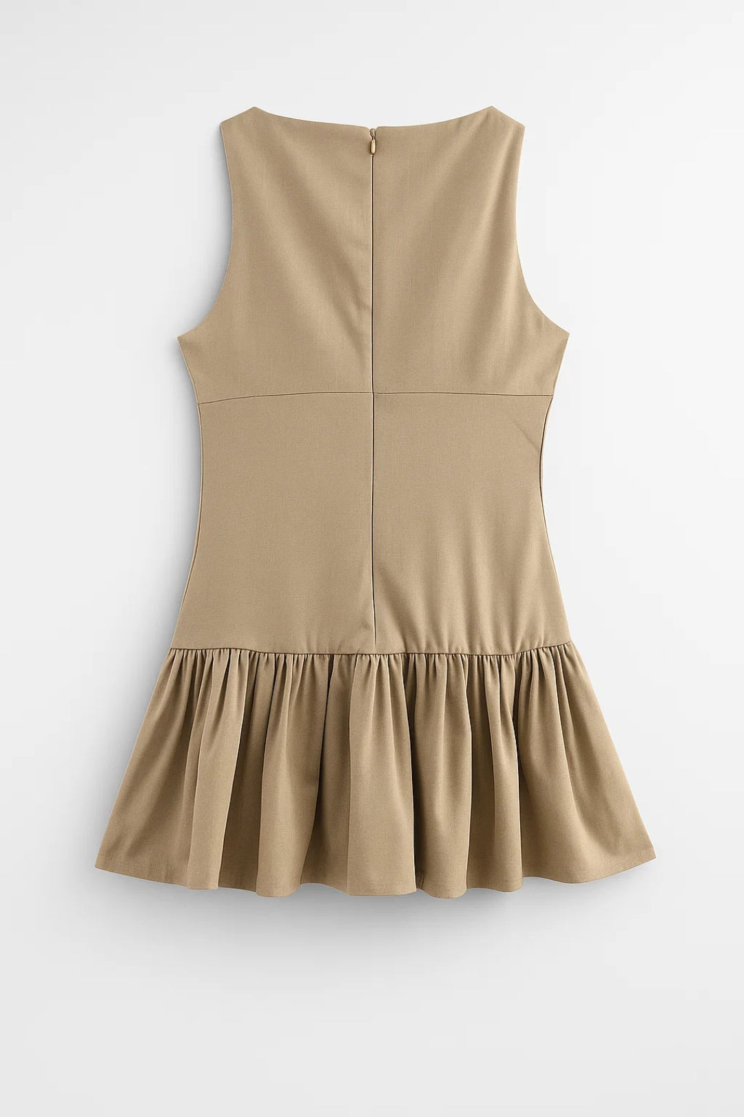 Sleeveless A-Line Mini Dress with Bow Details - Sophie