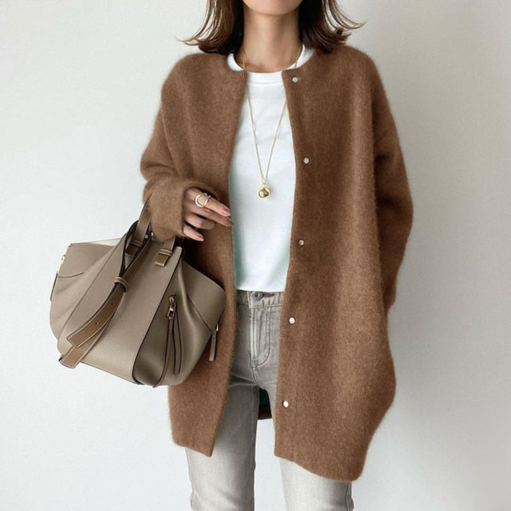 Soft luxe cardigan jacket - Seraphina
