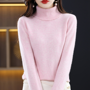 Soft turtleneck knit sweater - Celestine