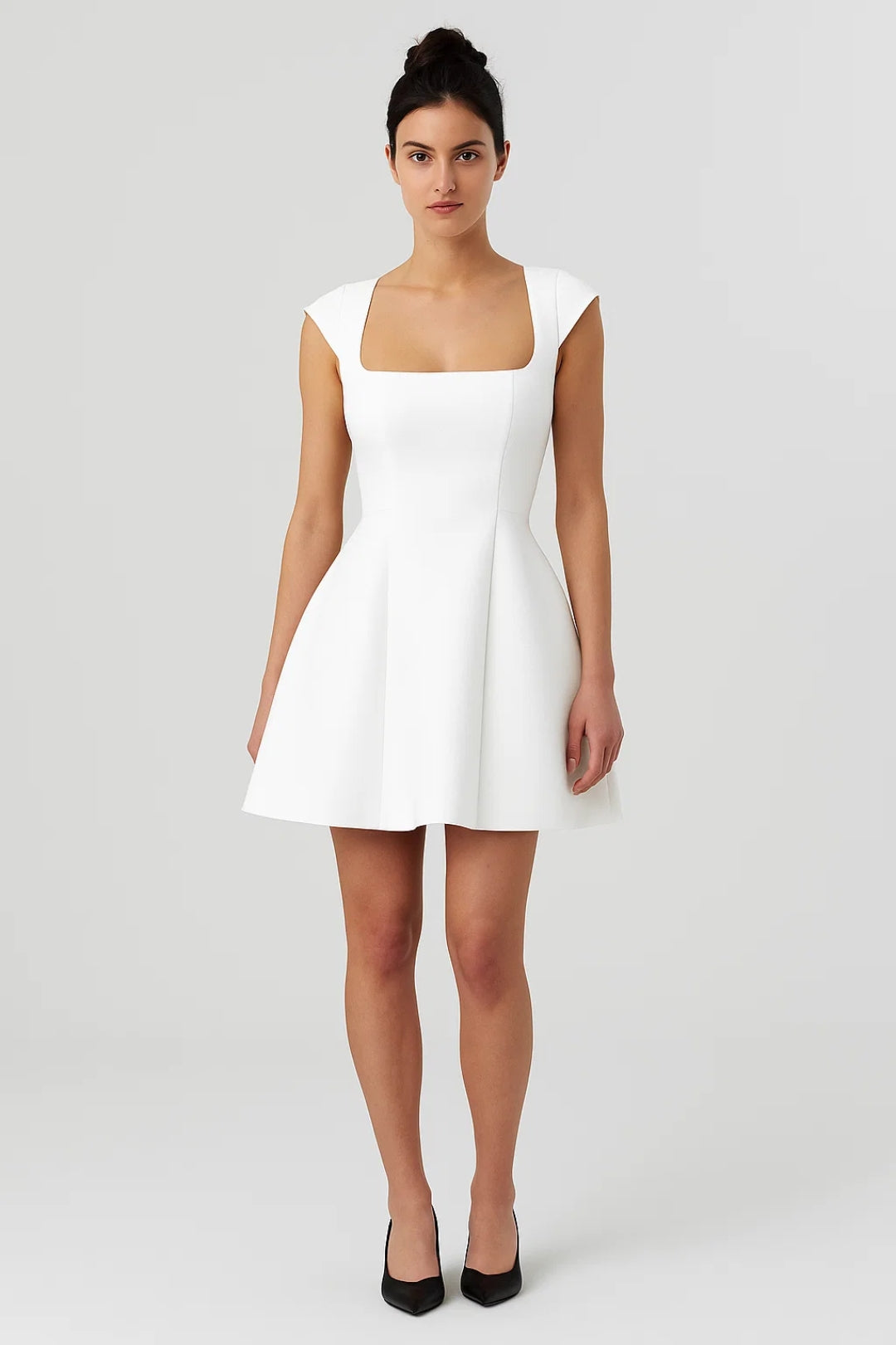 Square Neck Mini Dress - Charlotte