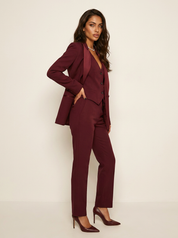 Tailored Three-Piece Power Suit - Valentina