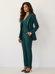 Tailored Three-Piece Power Suit - Valentina