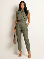 Tailored Utility Jumpsuit - Valentina