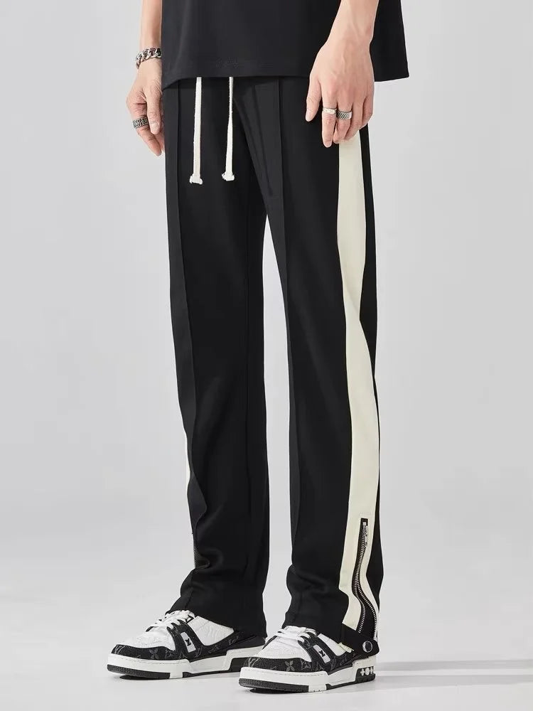Tapered Track Pants with Side Stripe - Mason