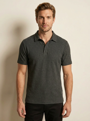Textured Premium Polo Shirt - Matteo