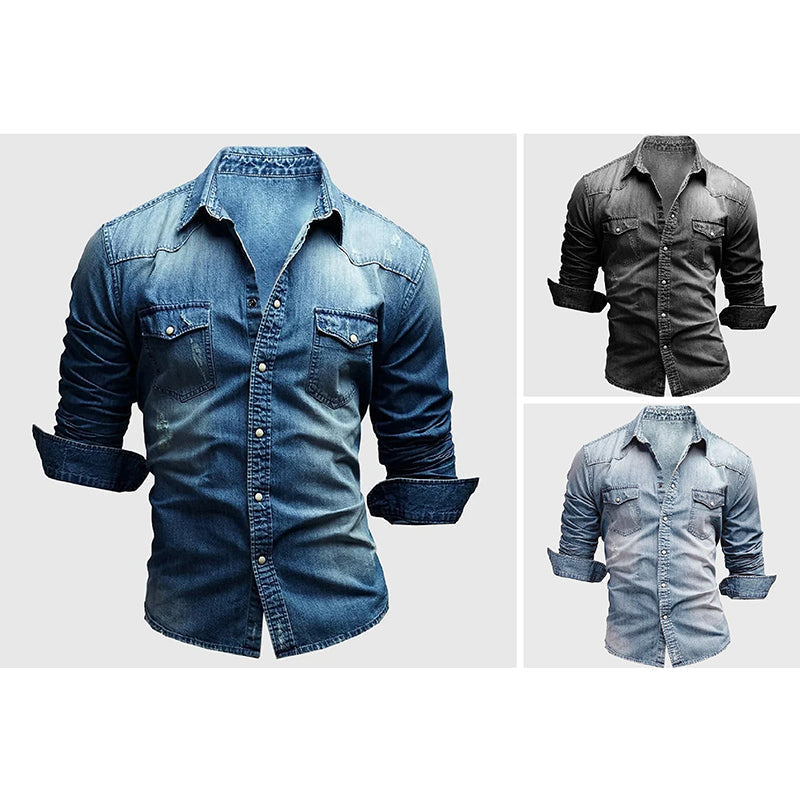 Theodore Willow Miami Denim Shirt -Harry