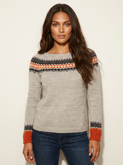 Vintage Nordic Knit Jumper - Anne