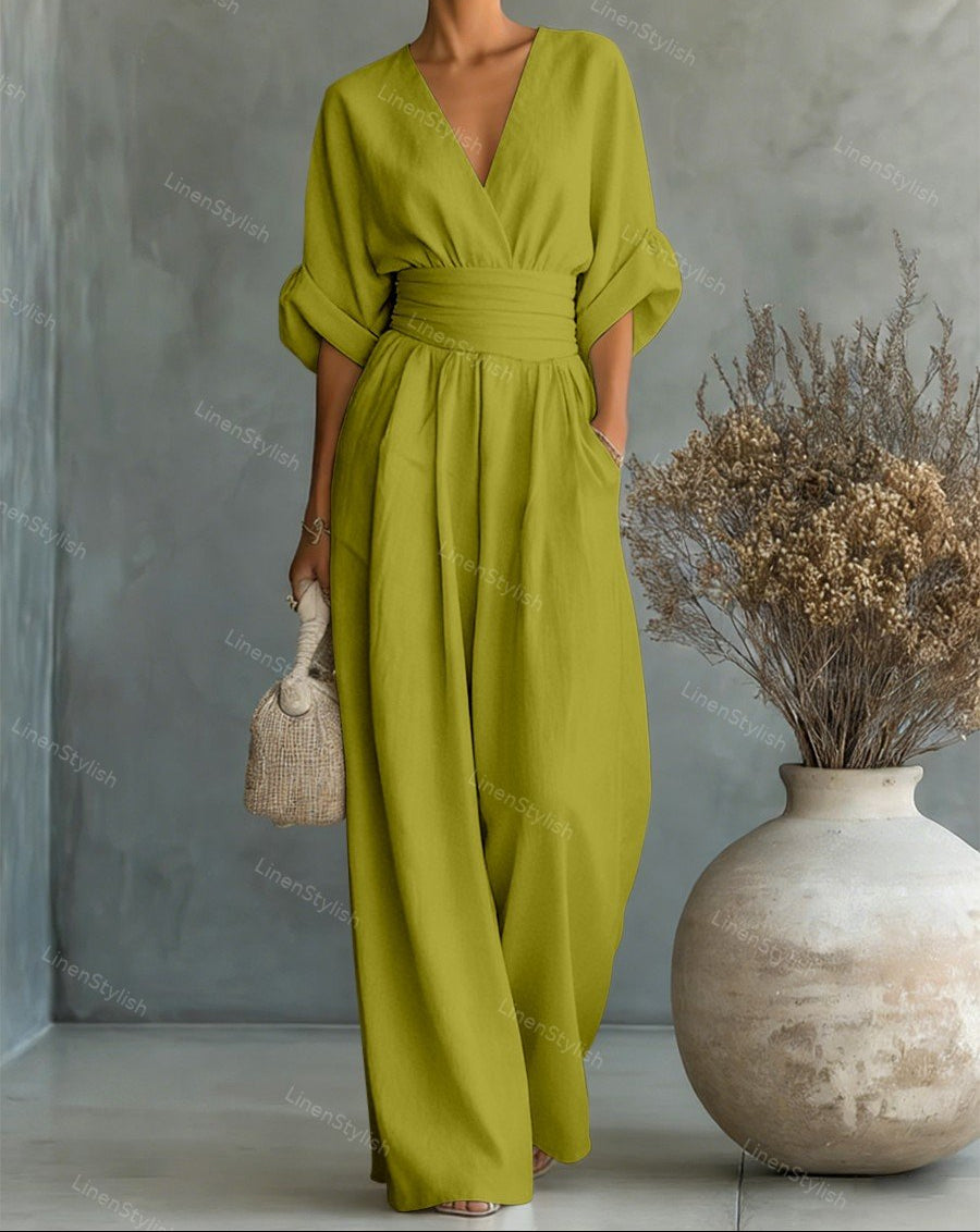 Elegant Wide-Leg Jumpsuit - Amara