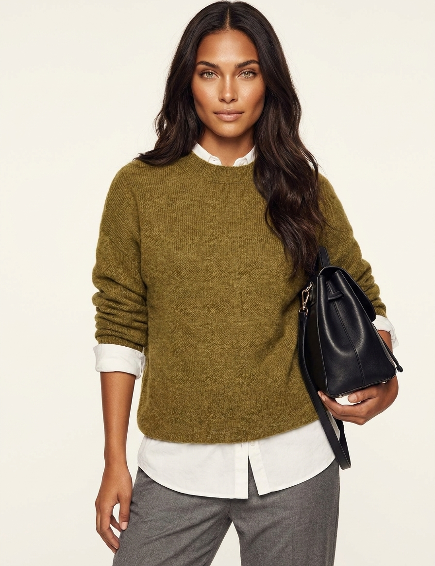 Relaxed soft knit sweater - Elowen